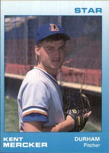 Kent Mercker 1988 Star Durham Bulls Blue Border #14 RC Durham Bulls ** - Picture 1 of 2