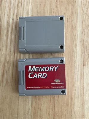 2 Nintendo 64 N64 Performance Memory Cards Plus P-302 - Image 1 of 2