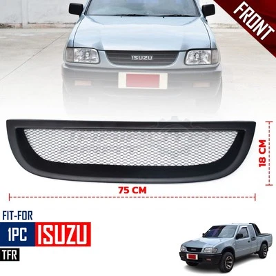 Grille Front Grill Matte Black Mesh For Isuzu TFR Holden Rodeo 1998-2002 - Image 1 of 4