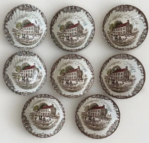 8 -Johnson Bros Heritage Hall 6 1/8” Fruit Bowl Georgian Town House Ironstone UK - Picture 1 of 12