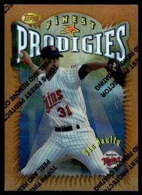 1996 TOPPS FINEST PRODIGIES REFRACTOR DAN NAULTY - Image 1 of 2