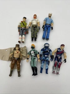 Lote De Colección Figuras Gi Joe Años 80 ARAH Personajes Surtidos G.I. Joe *Dañado* - Imagen 1 de 17