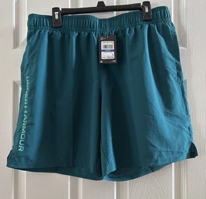 Under Armour Pantalones Cortos Hombre XL Verde Azulado Nuevo - Imagen 1 de 6