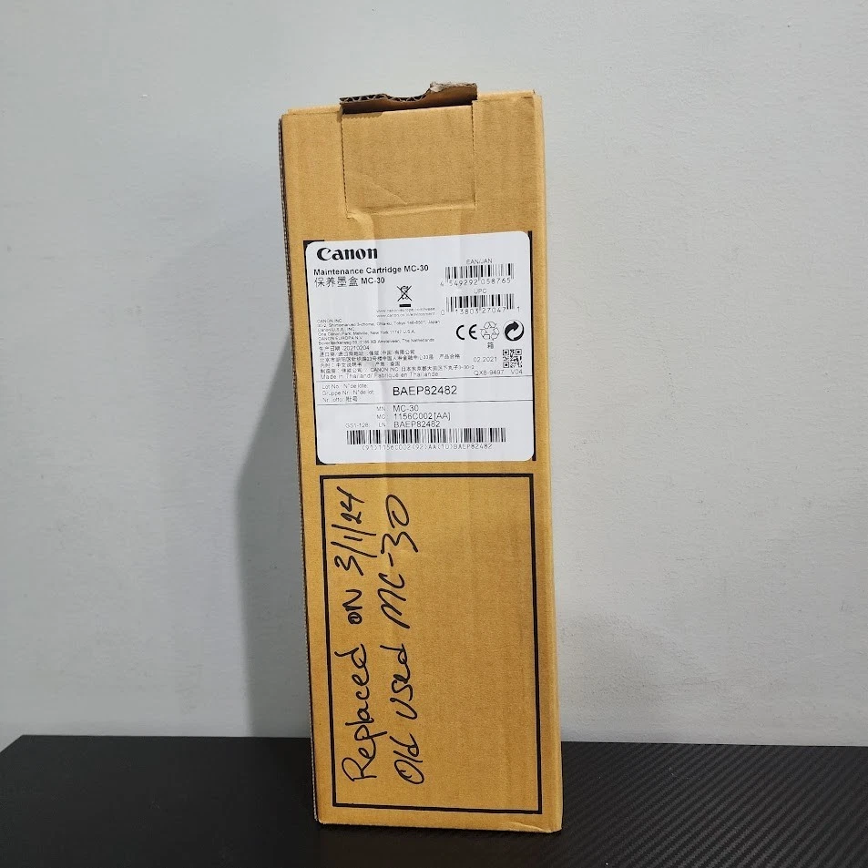 Canon MC-30 Maintenance Cartridge in Retail Packaging - Image 1 of 1