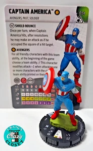 HeroClix Capitán América 014 Marvel Smash and Destroy Set Nuevo Poco Común - Imagen 1 de 1