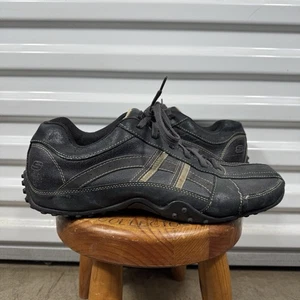 Skechers Schuhe Herren 12 City Walk Oxford Walking Schnürschuhe Sneaker Schwarz 61751 - Bild 1 von 9