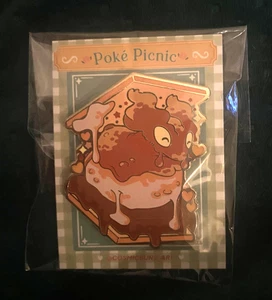 SLUGMA S'mores Pokemon Poke Picnic Enamel Pin Kickstarter Cute Kawaii Design - Picture 1 of 2