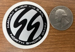 PEGATINA Hawaii Surf And Sail Birth Shore Oahu Surf Shop - Surfer Ocean Surfing - Imagen 1 de 1