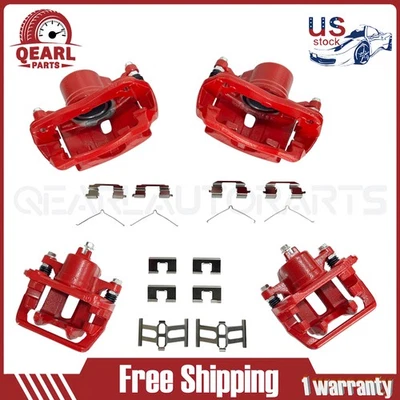 For 2003 - 2011 Honda Element 4pc Front & Rear Disc Brake Calipers w/Bracket Kit Foto 1 de 4