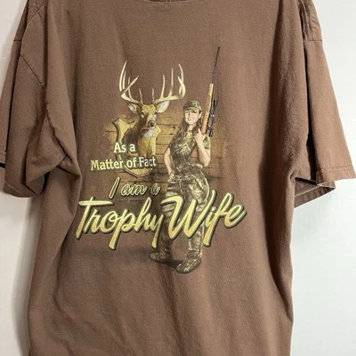 Винтажная мужская рубашка Buck Wear XL коричневая  - Изображение 1 из 4