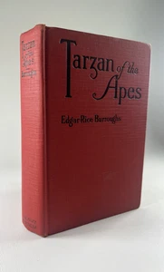 Tarzan of the Apes 1914 Hardcover Grosset & Dunlap Edgar Rice Burroughs Vintage - Picture 1 of 8