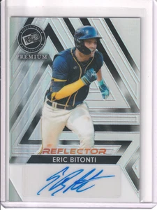 2024 Leaf Press Pass Premium Eric Bitonti Reflektor Silber Auto /35 #BA-EB1 - Bild 1 von 2