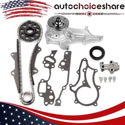 Kit de bomba de agua de cadena de distribución para camioneta Toyota 4Runner Celica 2,4 L 1985-1995 Foto 1 de 4