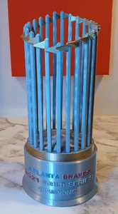ATLANTA BRAVES 2021 WORLD SERIES TROPHY - Picture 1 of 6
