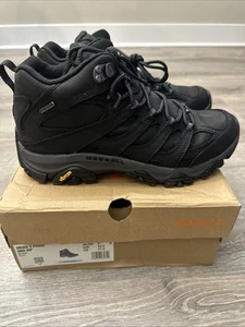 MERRELL MOAB 3 MID STIVALI DA TREKKING IMPERMEABILI NERI NOTTE VIBRAM 9,5 - Foto 1 di 7