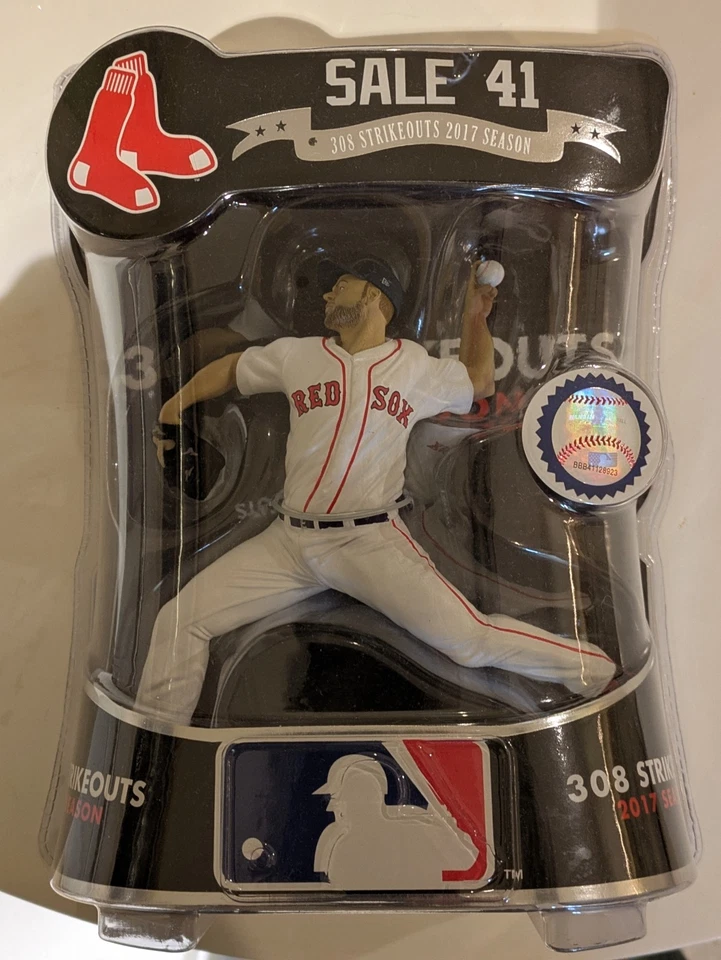 💥Chris Sale Boston Red Sox Imports Dragon 308 Strikeouts Figure Limited Red Sox - Image 1 of 4