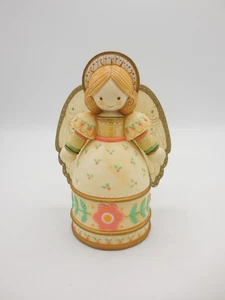 Vintage Hallmark Christmas Angel Tree Topper 1977 Folk Art - Picture 1 of 7