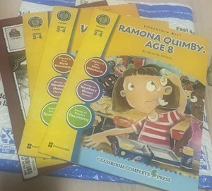 Frindle, Because Of Winn-Dixie, How To Eat Fried Worms, Ramona Quimby Literature - Picture 1 of 5