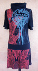 Smash Roll Neck Sheer Sided Spanish Designer Stretch Dress Size S (see pics)