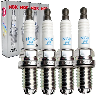 4x NGK BKR6EQUP Platinum Zündkerze 3199 Für BMW 3er 5er MINI R50 R52Audi A6 A8 - Image 1 of 4