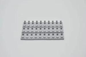 LEGO 30 x Platte Clip oben neuhell grau Light Bluish Gray Plate 1x2 Clip 92280 - Picture 1 of 2