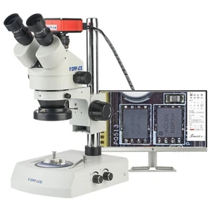 KOPPACE 24X-153X Trinocular Stereo Measuring Electron Microscope - Picture 1 of 12
