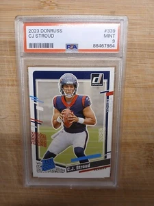 C.J. CJ Stroud 2023 Donruss RC #339 PSA 9 Mint Houston Texans - Bild 1 von 4