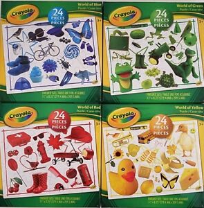 24 Piece Jigsaw Puzzles Crayola World of Colors Children Age 3+, Select: Color