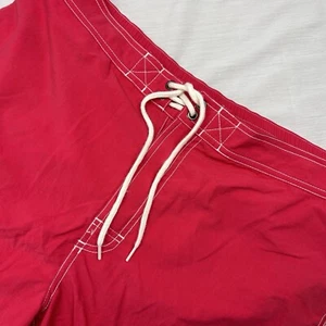 Polo Ralph Lauren Men Red Polyester Swim Trunks L NWoT - Picture 1 of 7