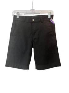 Volcom Shorts Boys Stretch Black Pocketed Casual Flat Front SZ 25/10 - Picture 1 of 5