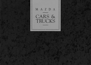 Automobile Brochure 1992 Mazda Cars and Trucks - Picture 1 of 1