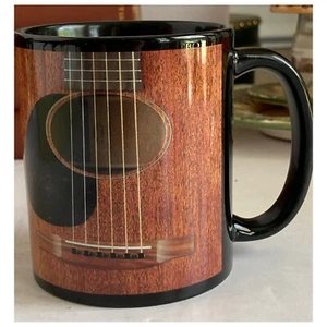 Orca Coatings • Guitar Mug • Black and Brown • H3.75" x W3" - Picture 1 of 1