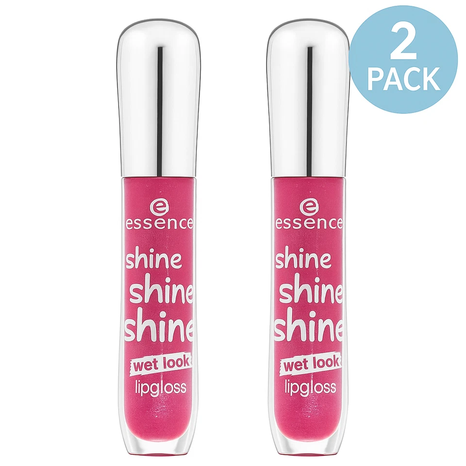 Essence Shine Shine Shine Wet Look Lip Gloss 2 Pack New - Image 1 of 1