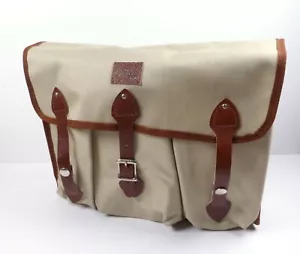 Bolso para cámara Leica Leitz estilo mensajero de lona caqui - Imagen 1 de 12