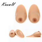 KnowU New Upgrade Brown Water Drop Silicone Prosthetic Breast For Crossdresser