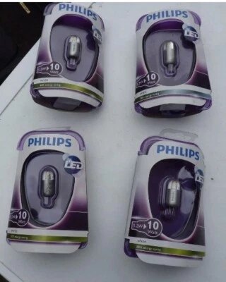 4 x Philips 1.2W 10W 3000K White Low Energy G4 LED Capsule Bulb A+ - NEW UK 🇬🇧 - Image 1 of 2