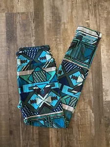 OS LuLaRoe One Size Leggings Multi-color Pattern - Picture 1 of 1