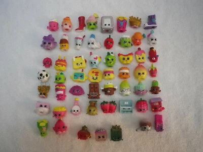 Shopkins 55 宽松迷你玩偶蛋糕冰淇淋国王女王甜甜圈蜡烛钢琴罕见 — 第 1/4 张图片