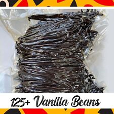 125+ Fresh Vanilla Beans Grade A  6"- 8"  Organic Vanilla Bean Pods Fair Price.