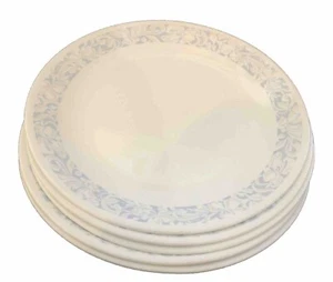 Corelle By Corning Sea and Sand Dinner Plates Set Of 5 Light Blue w/ Beige - Picture 1 of 8