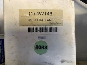 4WT46 AC Axial Cooling Fan 115CFM 3100RPM 0.24A 115V 20W 50/60Hz 12cm - Picture 1 of 1