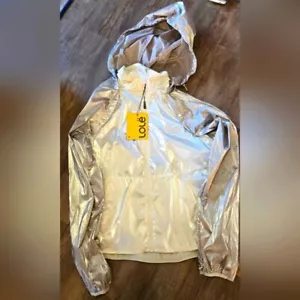 NWT LOLE Sprint Jacket Sz M Two Tone Gardenia - Picture 1 of 8