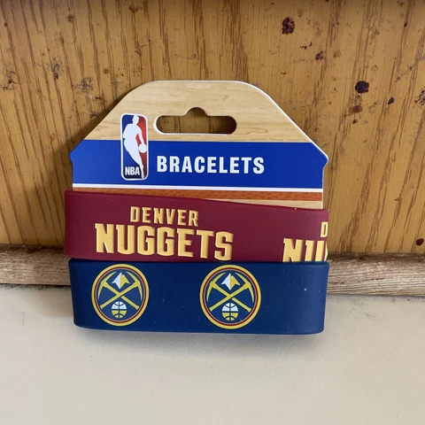 Denver Nuggets Rubber Bracelet Set 🔥unisex🔥NBA Cover