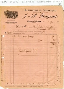 Dépt 58 - Neuvy sur Loire - Petite Entête Secteur des Pneumatiques du 08/12/1915 - Picture 1 of 1