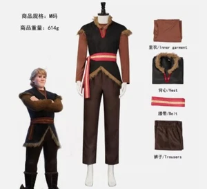Cosplay Frozen 2 Kristoff Kostüme Halloween Karneval Anzüge komplettes Set Outfits - Bild 1 von 13