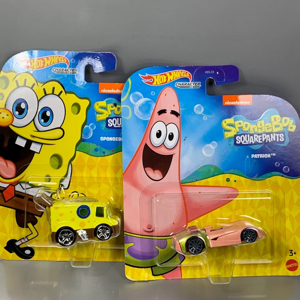 Patrick Star Mattel 2020 Hot Wheels Die-cast Car Nickelodeon
