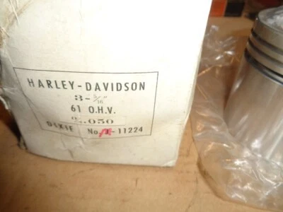 Новый из старых запасов Harley Davidson Dixie Brand .050 o/s поршень 3-5/16 дюйма 61 дюйм O.H.V M-11224 - Изображение 1 из 3