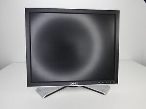 Dell 1708fpt 17" LCD Monitor Screen Rotating Stand VGA DVI 4xUSB Ports 4:3 Black