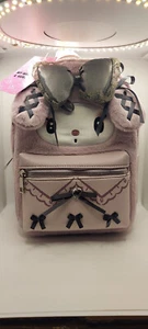 NEW Sanrio My Melody Lolita Plush Mini Backpack - Picture 1 of 5