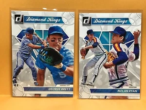 2023 Donruss Baseball Diamond Kings Base #10 NOLAN RYAN & GEORGE BRETT # 5 - Bild 1 von 2